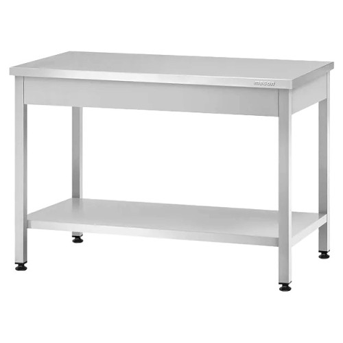 Стол производственный Mecon Profi Inox СПРп 1200х600х860 мм, сплошная полка