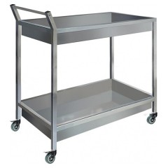 Тележка для сбора посуды Finist ТСП 900х600х850 мм 2 поддона