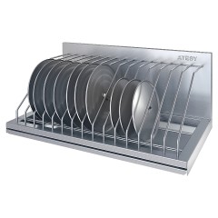 Полка настенная для крышек ATESY ПКК-С-600.350-15-02