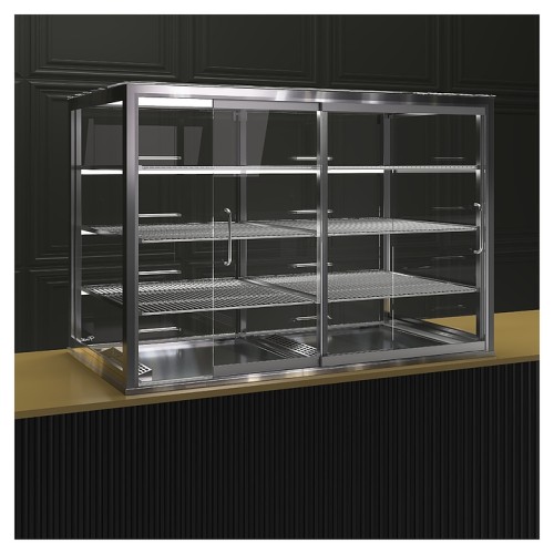 Витрина холодильная для салатов встраиваемая Finist AQUARIUM ВХВс-9/7/14 (3 полки - решетки нерж. сталь)