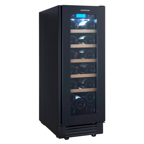 Винный шкаф Cellar Private CP020-1TBH черная дверь