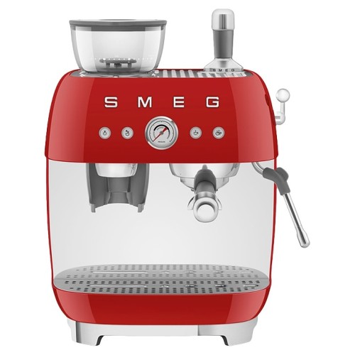 Эспрессо кофемашина SMEG EGF03RDEU красная
