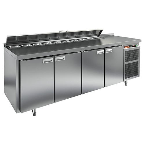 Стол для салатов HICOLD SL2-1111GN (1/6) с крышкой