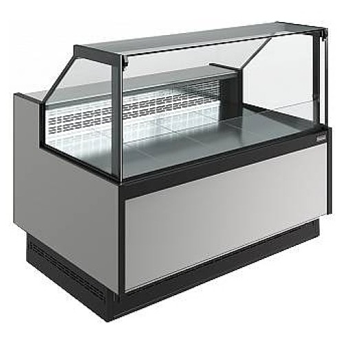 Витрина холодильная Carboma Bavaria 4 GC110 VM 0,94-1 версия 2.0 9006-9005 (без боковин)