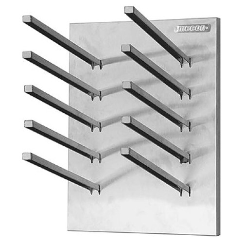 Полка кухонная для сушки крышек Mecon Norma Inox СКГн 300х300х400 мм 6 ячеек горизонтальная