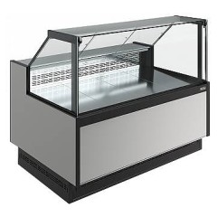 Витрина холодильная Carboma Bavaria 4 GC110 SV 0,94-1 версия 2.0 9005-9006 (без боковин)