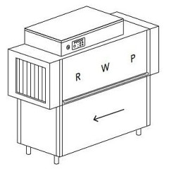 МАШИНА ПОСУДОМОЕЧНАЯ DIHR RX 164 E SX+DDE+XP
