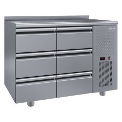 Стол холодильный POLAIR TM2-33-G с бортом