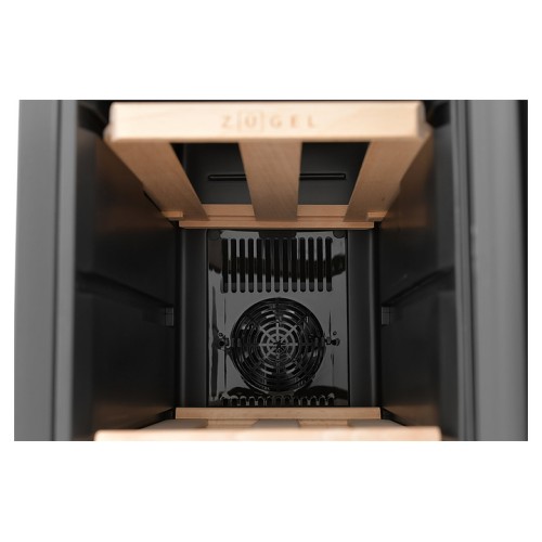 Винный шкаф Zugel ZTWF82B черный