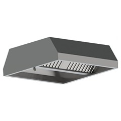 Зонт вытяжной HappyChef ЗВЦ 12/18 с подсветкой