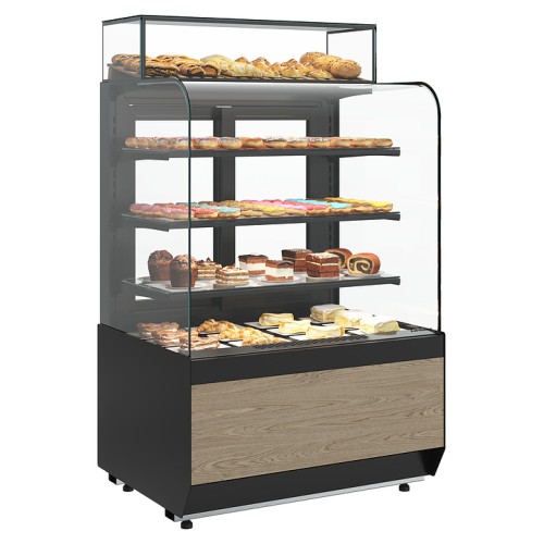 Витрина нейтральная Carboma Radius KR70 N 0,9-1 Light (Bronze 9005/0109)