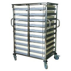 Тележка-шпилька для термоконтейнеров AVATHERM thermo tray trolley 20 (530х370 мм)