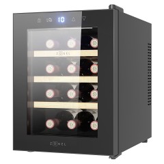 Винный шкаф Zugel ZTWF121B черный