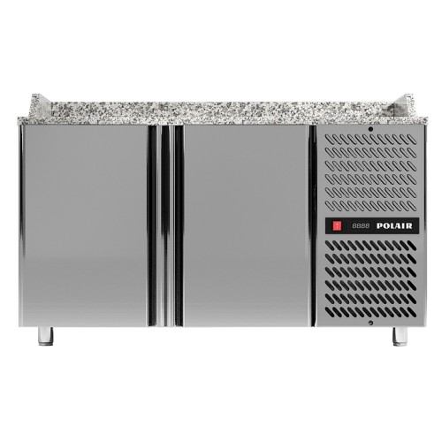 Стол для пиццы POLAIR TM2ENPIZZA-G с бортом