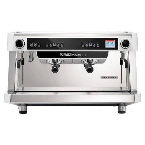 Кофемашина автоматическая Nuova Simonelli Nuova Aurelia VOL XT 2Gr 220V white+PID+high groups+LED+Group Display+Double wall steam wand