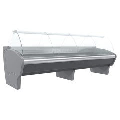 Витрина холодильная Carboma Bavaria G110 SM 2,5-1-1 (ВХС-2,5 Bavaria G110) (статика, выносной агрегат, без боковин)