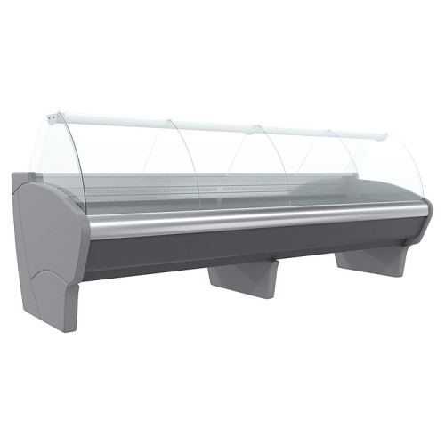 Витрина холодильная Carboma Bavaria G110 SM 2,5-1-1 (ВХС-2,5 Bavaria G110) (статика, выносной агрегат, без боковин)