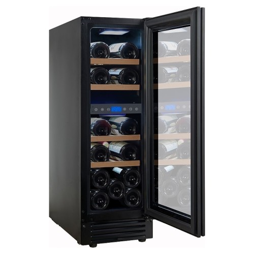 Винный шкаф Cellar Private CP017-2TBH черная дверь со скрытой рукояткой