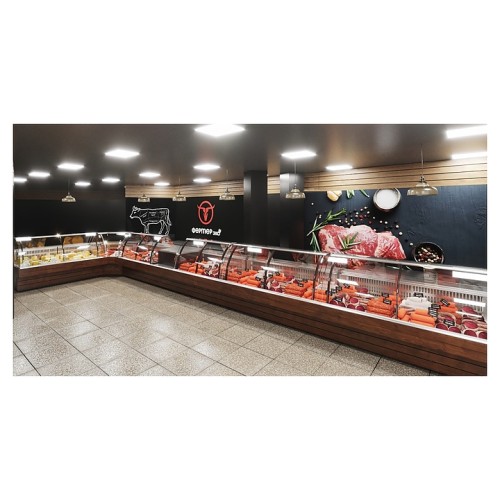 Витрина морозильная Lida Midi-2 M (1200х1220х1250 мм, выносной агрегат)