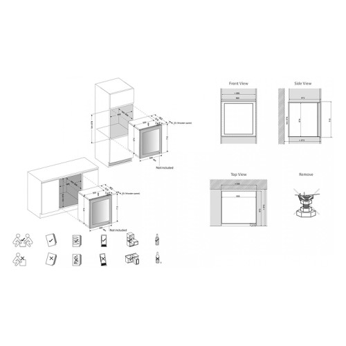 Шкаф винный Dunavox DVN-32.85DOP.TO
