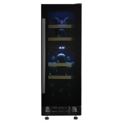 Винный шкаф Zugel ZCWI170DB черный