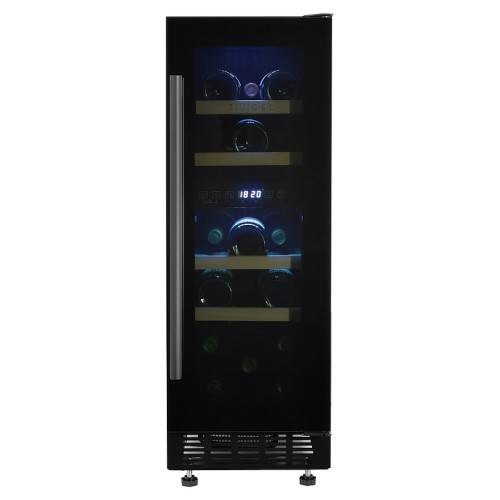 Винный шкаф Zugel ZCWI170DB черный