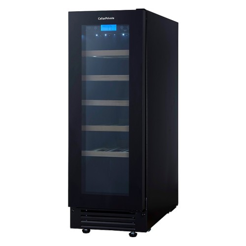 Винный шкаф Cellar Private CP020-1TBH черная дверь
