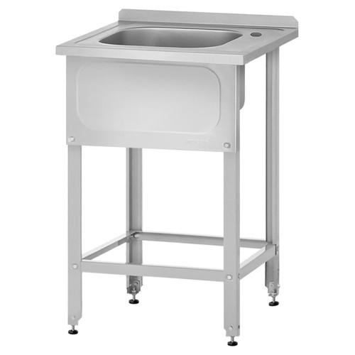 Ванна моечная Mecon Norma Inox ВМЦн 600х600х860 мм (1 м/о 400х400х250 мм) ножка угловая