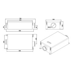 Установка приточная Ventmachine Orange 350 Z1 (Zentec, фаза 1)