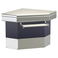 Стол холодильный Lida S-1 (1200х1200х900 мм) встроенный холод, угловой внутренний