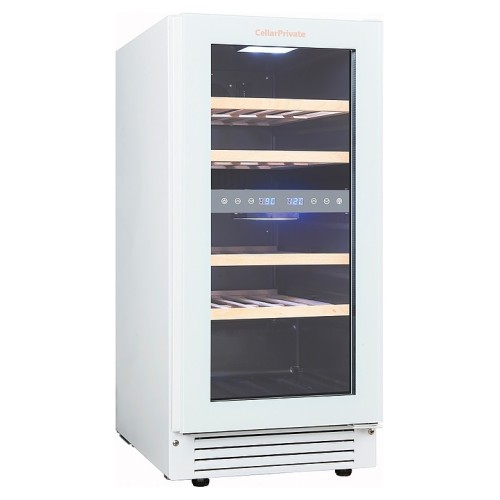 Винный шкаф Cellar Private CP027-2TWH белая дверь со скрытой рукояткой