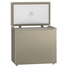 Ларь морозильный Hiberg PF 25 NFG золотистый