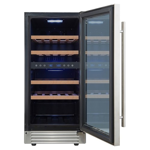 Винный шкаф Cellar Private CP027-2T серебристая дверь