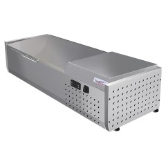 Витрина холодильная Finist ToppingBox НХВкр-4, с крышкой