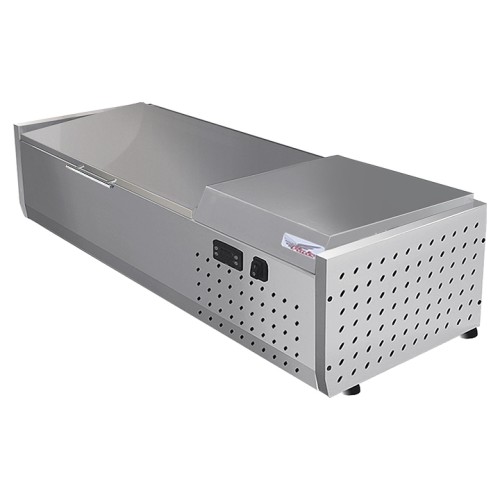 Витрина холодильная Finist ToppingBox НХВкр-4, с крышкой