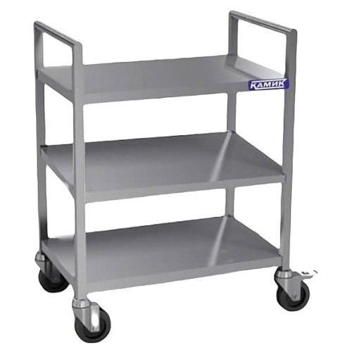 Тележка сервировочная КАМИК 800х500х950 мм (3 уровня)