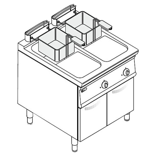 Фритюрница Tecnoinox FR87FE9