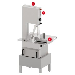 ПИЛА ДЛЯ РЕЗКИ МЯСА APACH ASWX155A 1Ф.