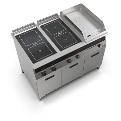 Плита индукционная комбинированная SMART INDUCTION K96-3KPN (с грилем)