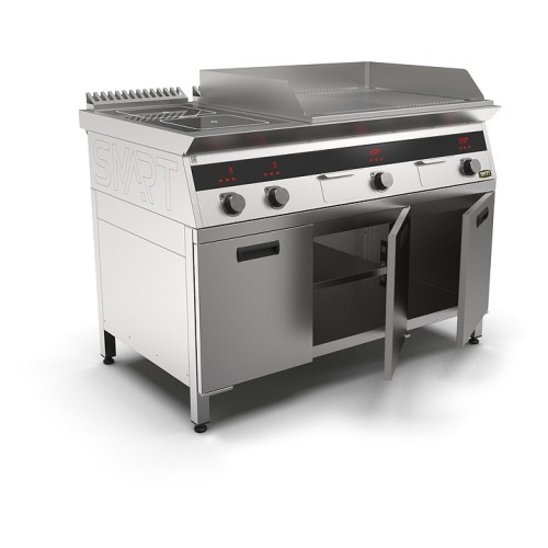 Плита индукционная комбинированная SMART INDUCTION K96-3KPRN (с грилем)