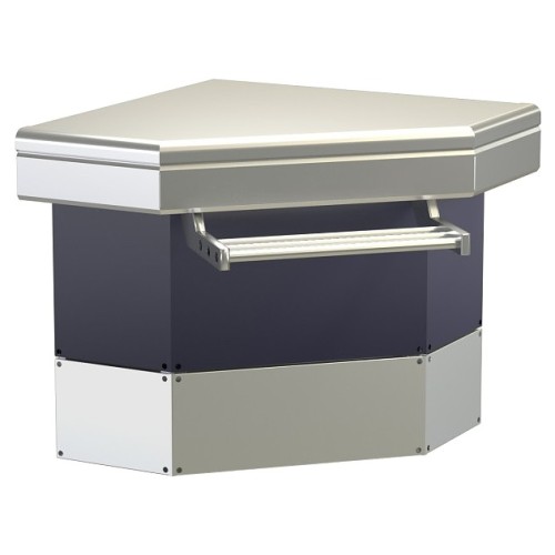 Стол холодильный Lida S-1 (1200х1200х900 мм) встроенный холод, угловой внешний