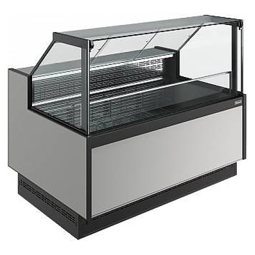 Витрина морозильная Carboma Bavaria 4 GC110 SL 1,25-1 версия 2.0 9006-9005 (без боковин)