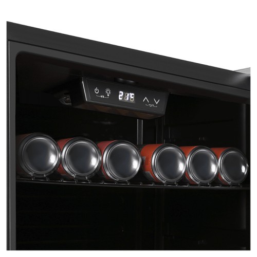 Шкаф холодильный Maunfeld MFWC-85B49 черный