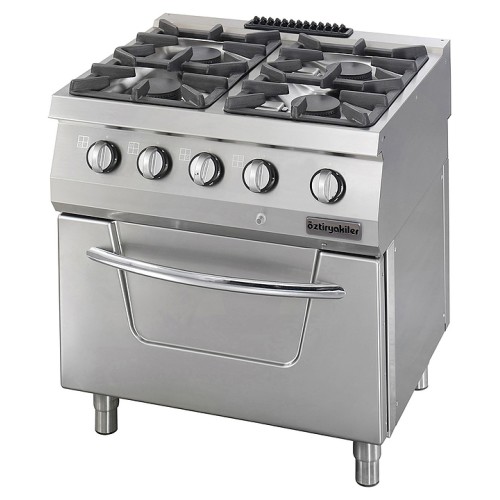 Плита газовая OZTI OSOGF 8070 LP с газовым духовым шкафом