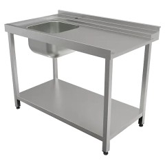 Стол для посудомоечной машины КОБОР СПМ/2-120/70/Л