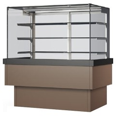 Витрина кондитерская ENTECO MASTER НЕМИГА CUBE ПС PREMIUM 93 ВВ-0,3-1,8-1-5В (встроенный агрегат) без боковин