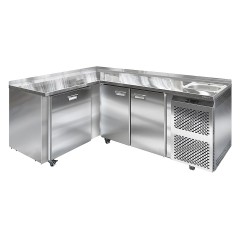 Стол холодильный угловой Finist СХСуг-700-1/3 528 л