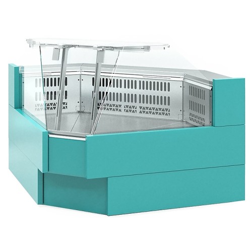 Витрина холодильная для рыбы Lida Aqua-2 SU Fish (внешний угол, 1500х1500х1200 мм, выносной агрегат)