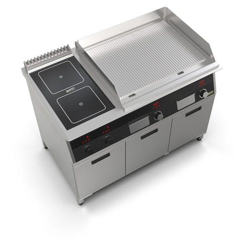 Плита индукционная комбинированная SMART INDUCTION K96-5KRRB (с грилем)