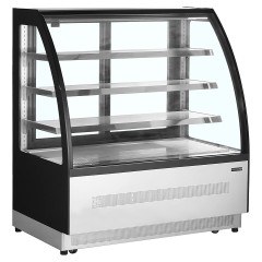 Витрина кондитерская TEFCOLD LPD1200C/BLACK черная/нерж